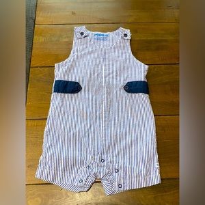 Rugged Butts Blue Seersucker Jon Jon 18-24m